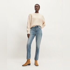 Everlane The Curvy 90S Cheeky Straight Jean Organic Cotton Crop Ankle Size 28